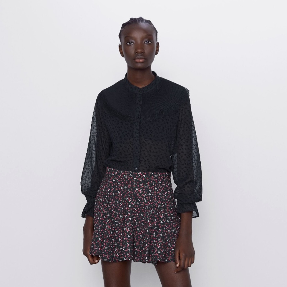 Zara floral print Skort
